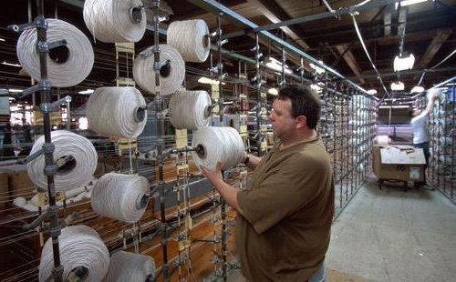 équipement de fabrication de tissu