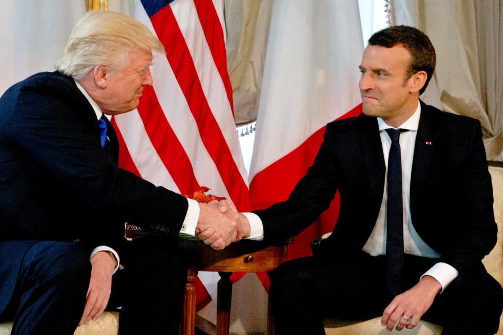 Macron și Trump