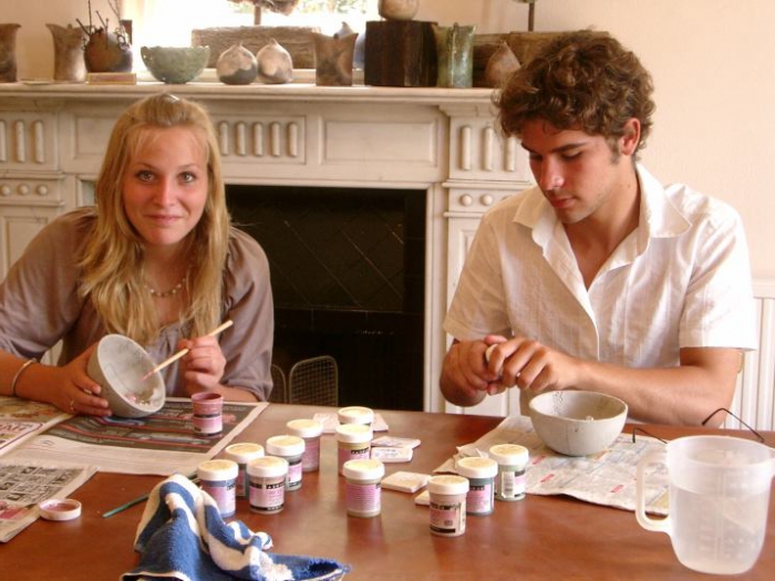 fabrication de plats en céramique