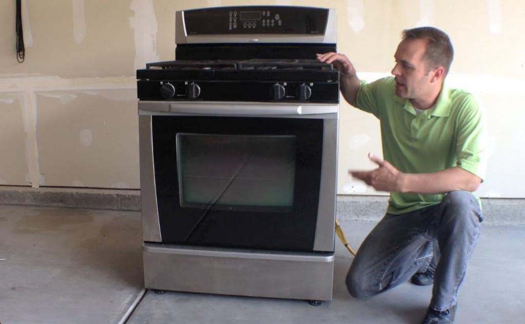 installation d'une cuisinière à gaz dans l'appartement