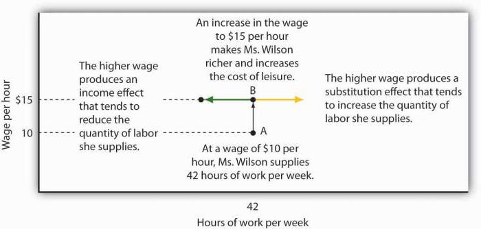 l'effet de l'effet de substitution sur le marché du travail conduit