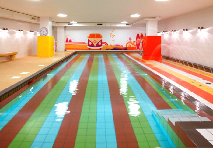 plan d'affaires de la piscine pour enfants