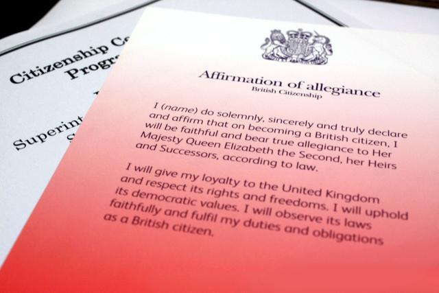  second UK citizenship