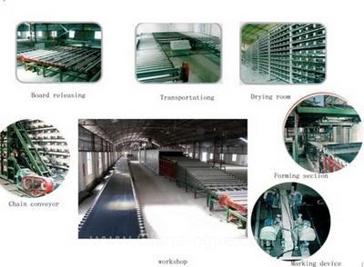 équipement de fabrication de cloisons sèches