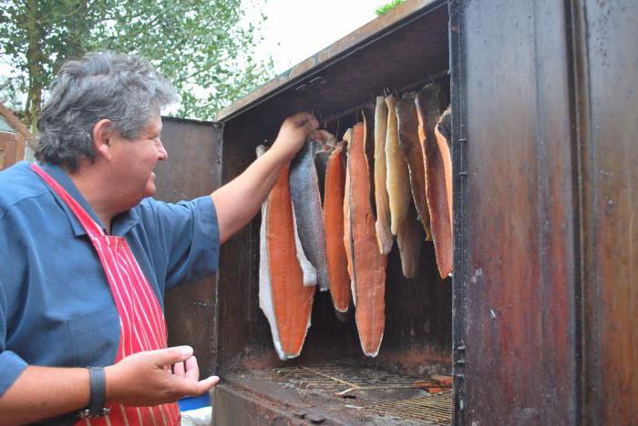 technology of smoking fish at home