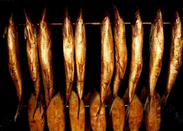 technology for smoking fish in production