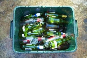 recyclage du verre brisé