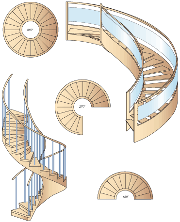 production d'escaliers en bois