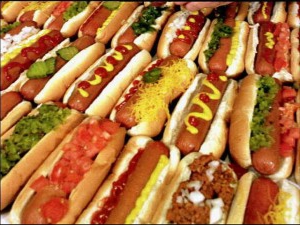 hot dogs d'affaires