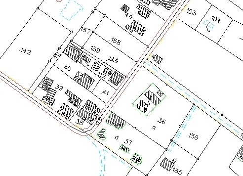 plan cadastral de la parcelle