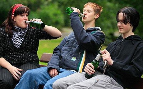 de boire de l'alcool dans la rue