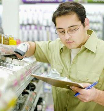 révision dans le magasin