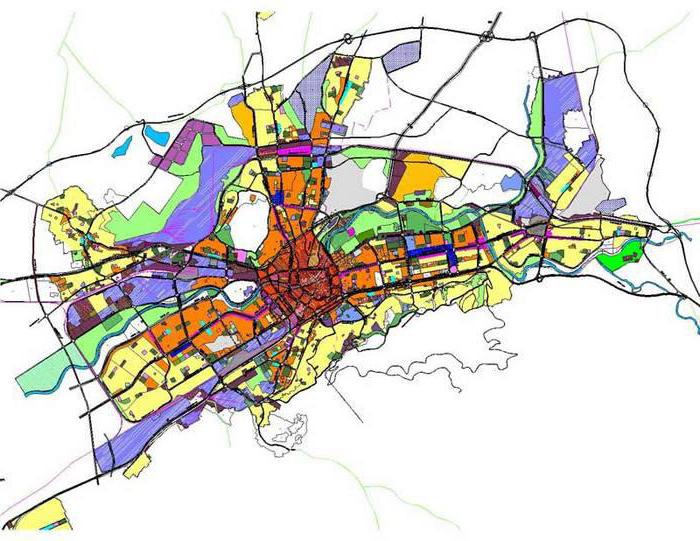 zones de réglementation d'urbanisme