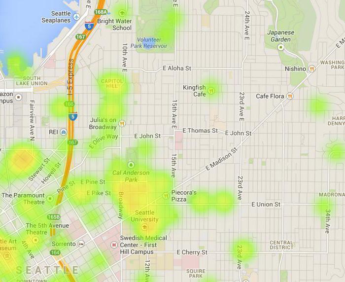 description de l'inventaire des espaces verts urbains