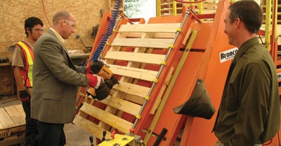 équipement pour la production de palettes