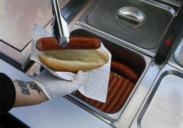 équipement de hot-dog