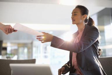 recevoir des documents d'auberge à recevoir