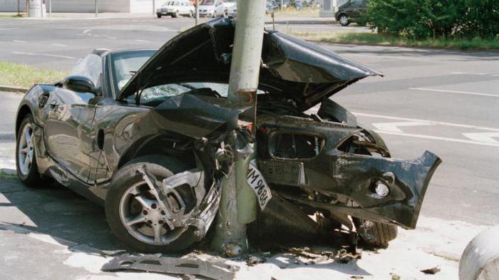 caractéristiques de conception d'un accident en heurtant un obstacle