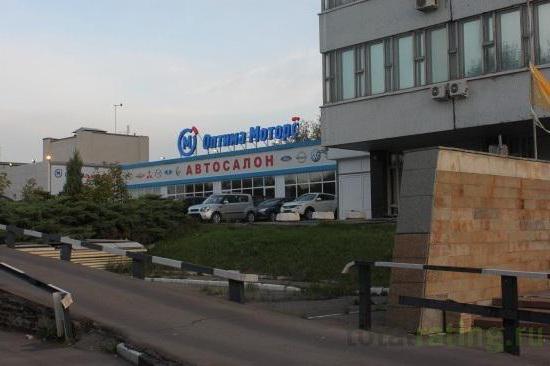 cei mai mari dealeri auto din Moscova