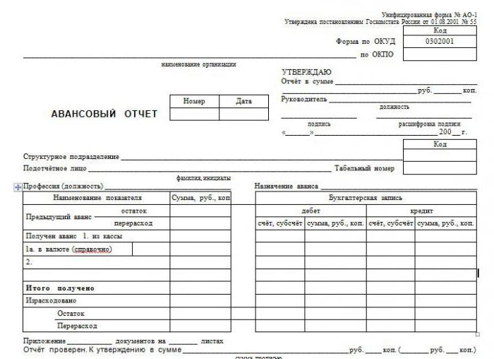 comptabilisation du rapport de dépenses