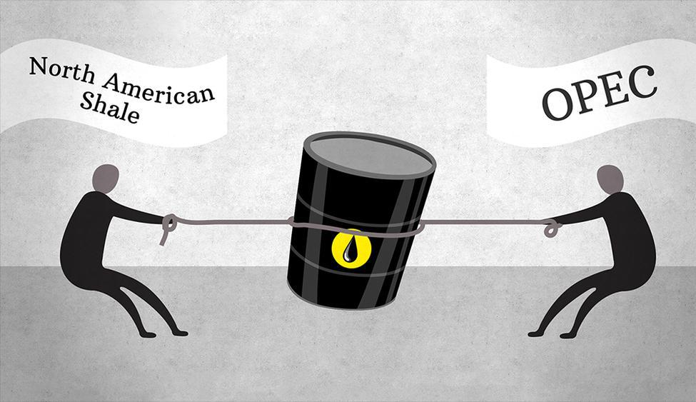 OPEC oil barrel