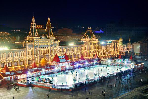 Patinoires gratuites à Moscou