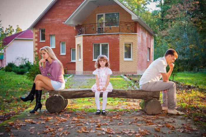 appartement dans une hypothèque avec un divorce il y a un enfant