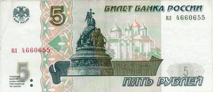 billets de banque de la Russie