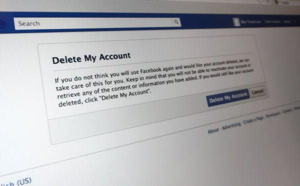 comment supprimer un compte facebook