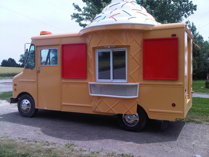 Vendre des glaces dans la rue