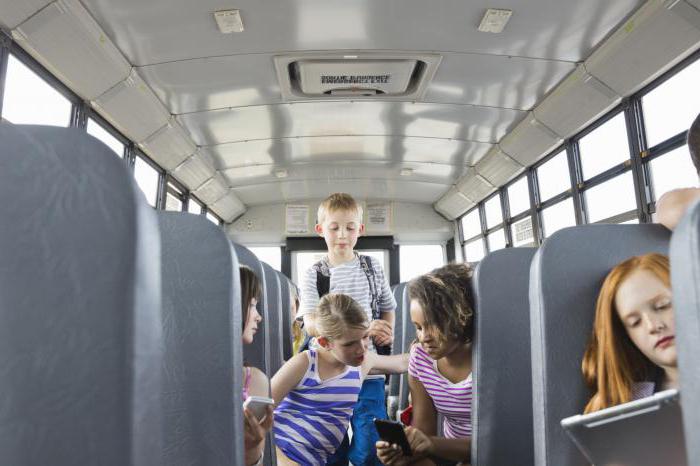 Règles de transport des enfants en autobus scolaire