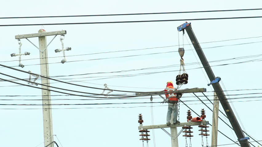 Travaux sur lignes électriques aériennes