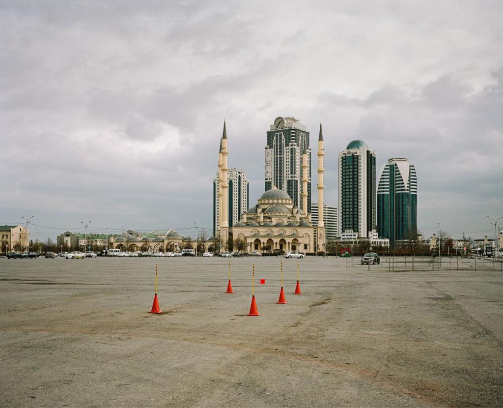 vedere la centrul orașului Grozny