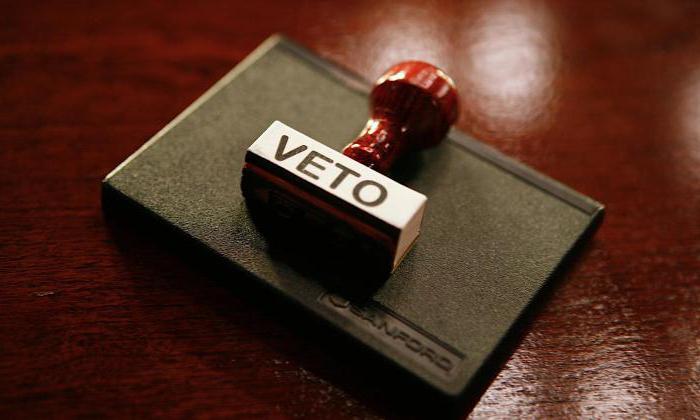 veto