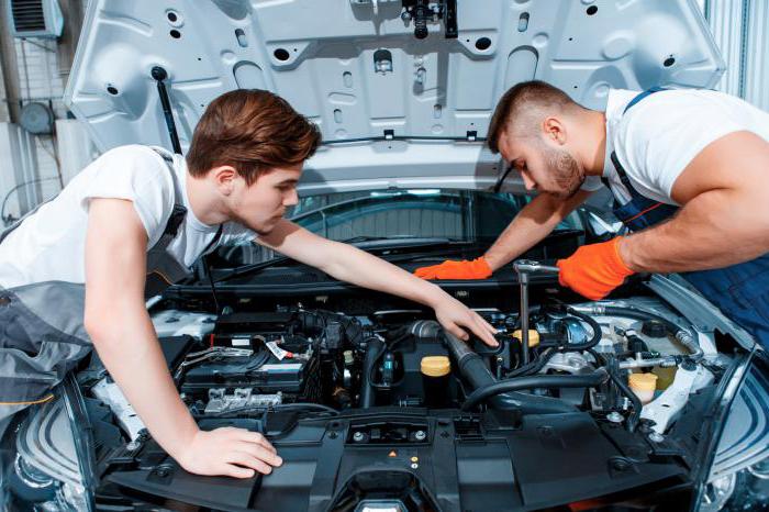 ajustement de service de voiture