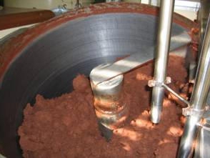 processus de production de chocolat