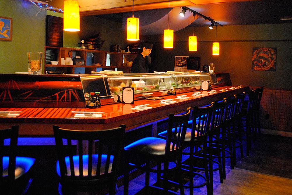 Interior bar de sushi