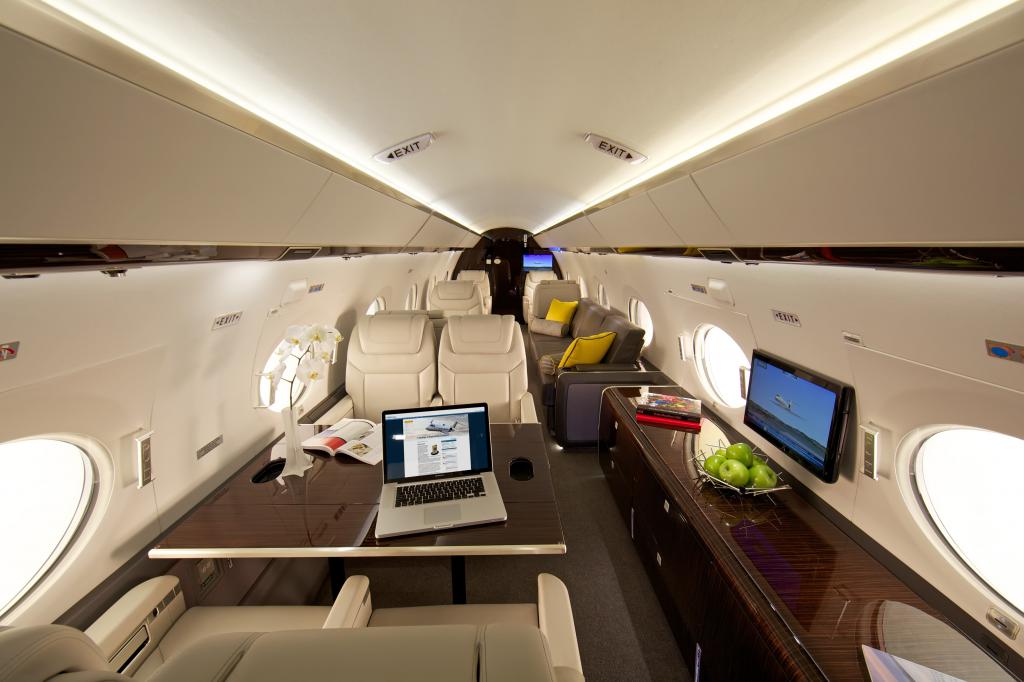 Interiorul Gulfstream G650